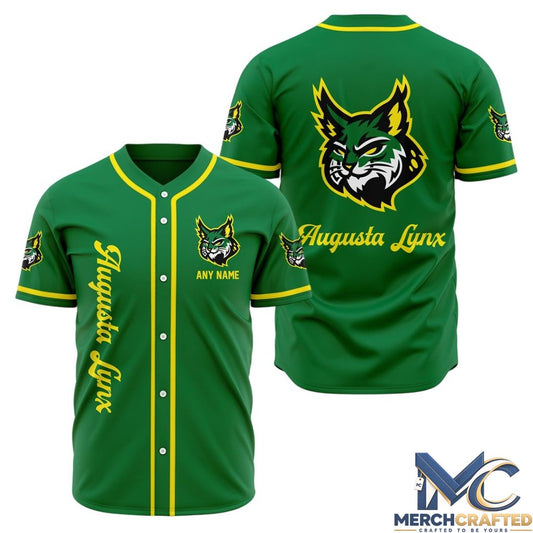 Augusta Lynx Personalized Baseball Jersey