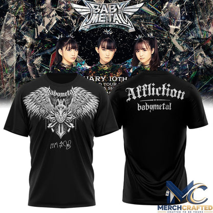 BABYMETAL World Tour 2026 T-Shirt Band Concert Merch Tee