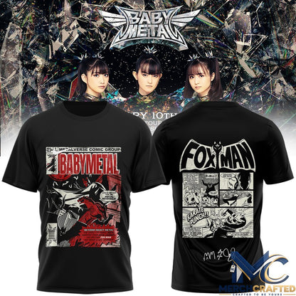 BABYMETAL World Tour 2026 T-Shirt Band Concert Merch Tee