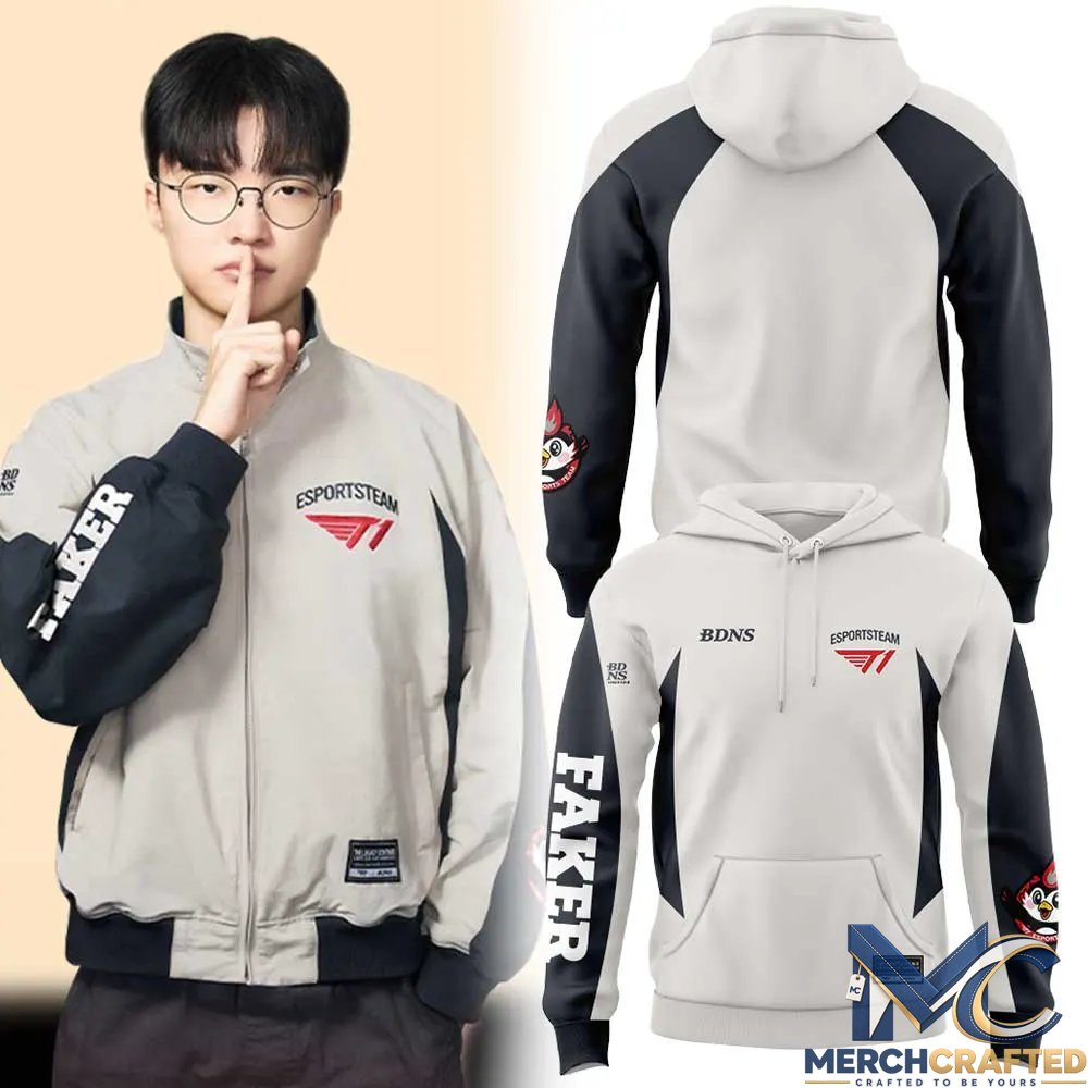 BDNS x T1 FAKER Collection 2026 Base Jacket Hoodie