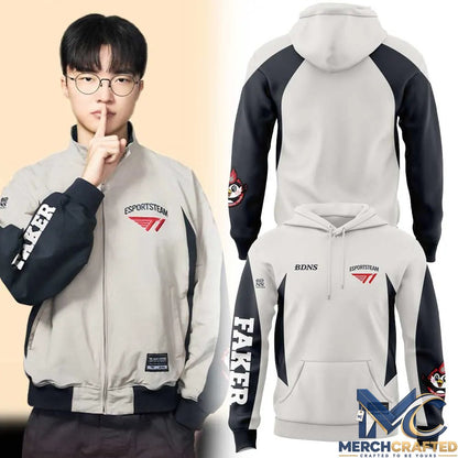 BDNS x T1 FAKER Collection 2026 Base Jacket Hoodie