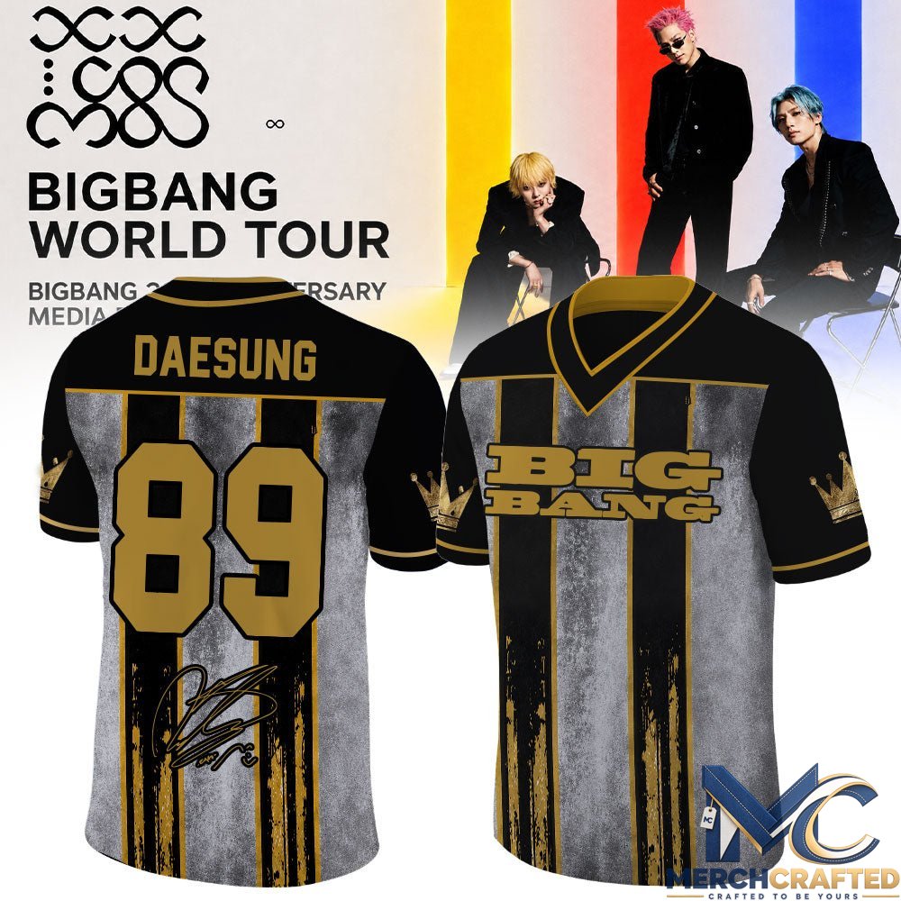 BIGBANG 2026 World Tour Signature Limited Edition Football Jersey