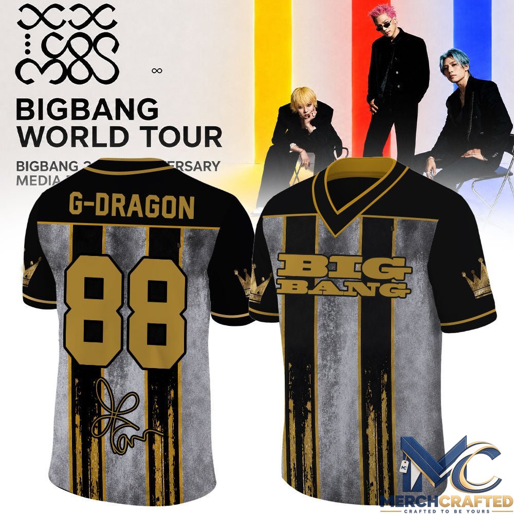 BIGBANG 2026 World Tour Signature Limited Edition Football Jersey