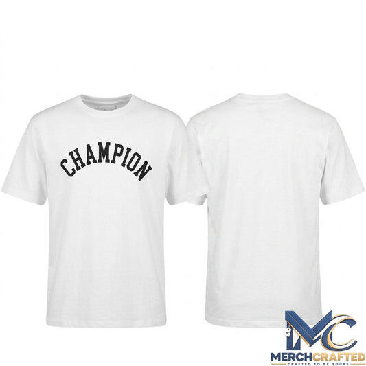 BTS V Champion White Graphic 2D T-Shirt