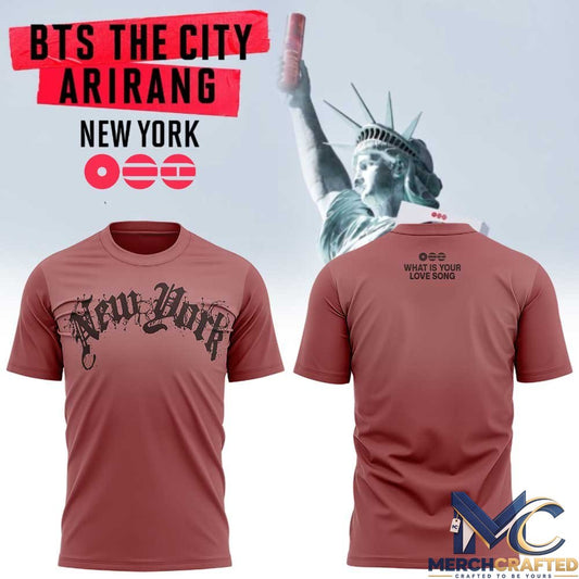BTS WORLD TOUR ‘ARIRANG’ in New York 2D TShirt