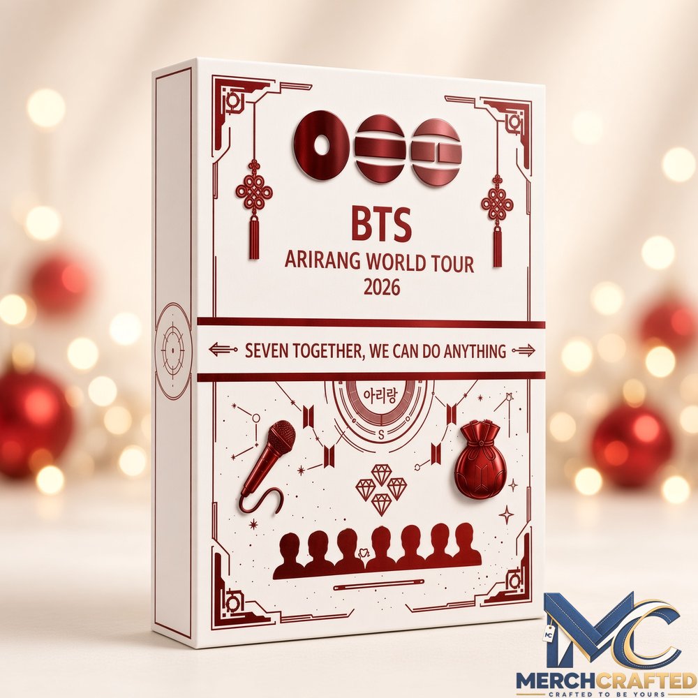 BTS x Arirang World Tour 2026 K-Pop Advent Calendar  Seven Together We Can Do Anything Fan Gift