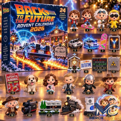 Back to the Future Advent Calendar 2026 - 24 Collectible Charms