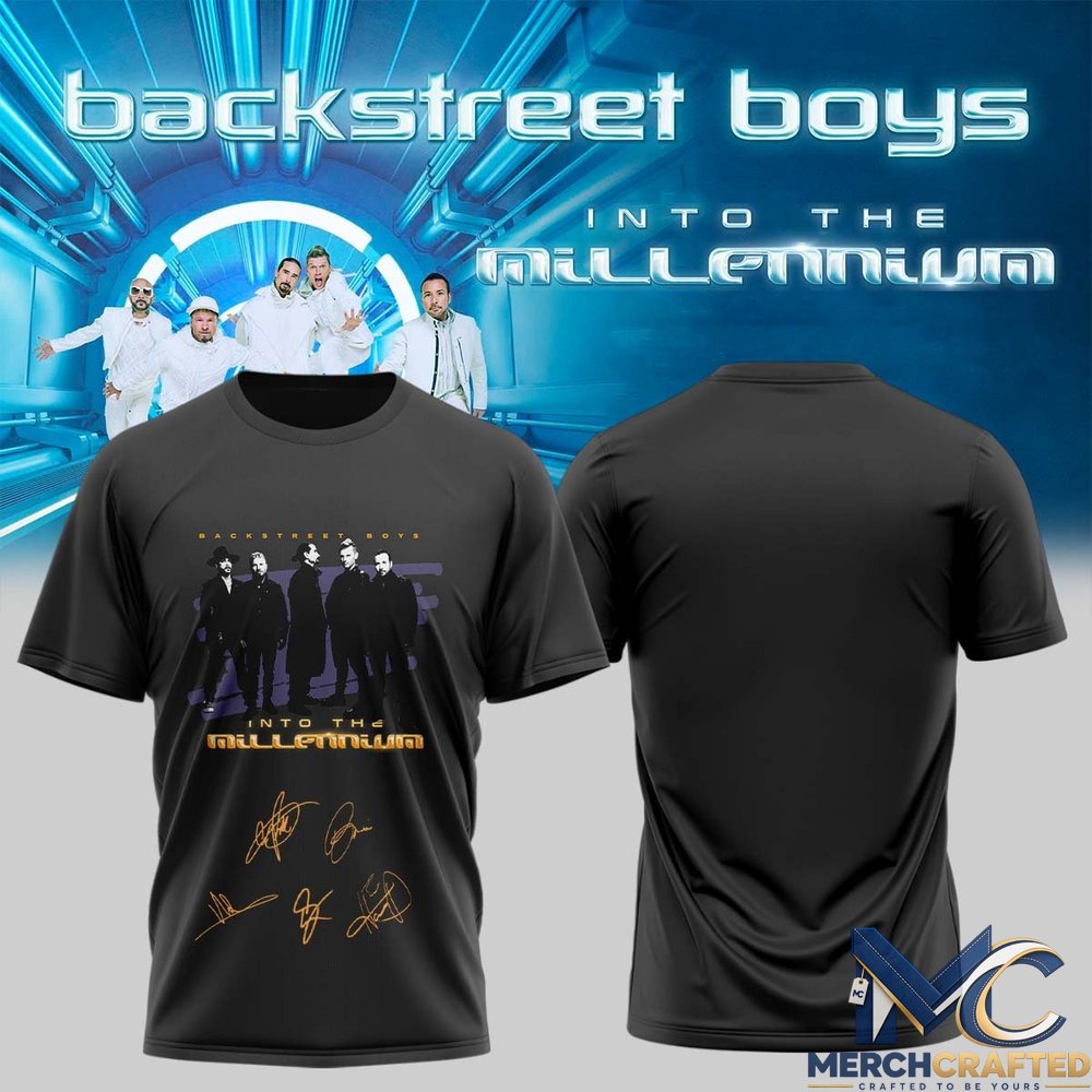 Backstreet Boys Into The Millennium 2026 T-Shirt Band Concert Tour Merch