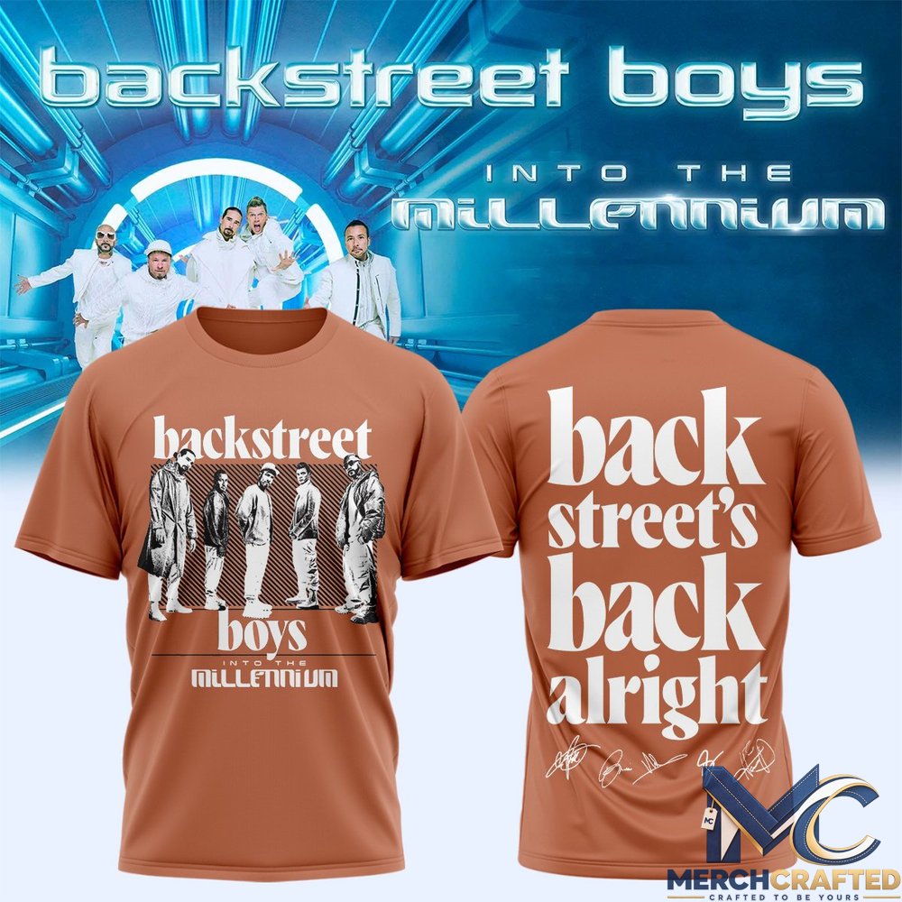 Backstreet Boys Into The Millennium 2026 T-Shirt Band Concert Tour Merch Tee
