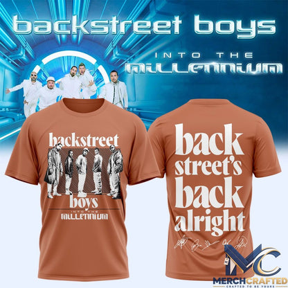 Backstreet Boys Into The Millennium 2026 T-Shirt Band Concert Tour Merch Tee