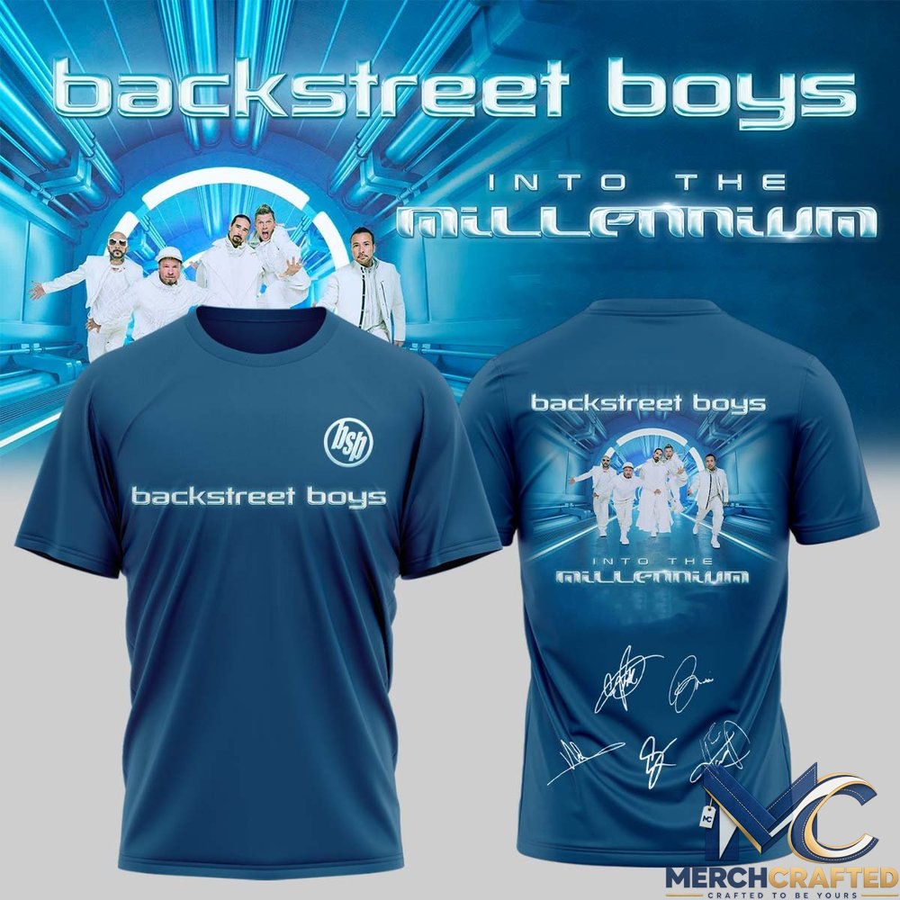 Backstreet Boys Into The Millennium 2026 T-Shirt Band Concert Tour Merch Tee