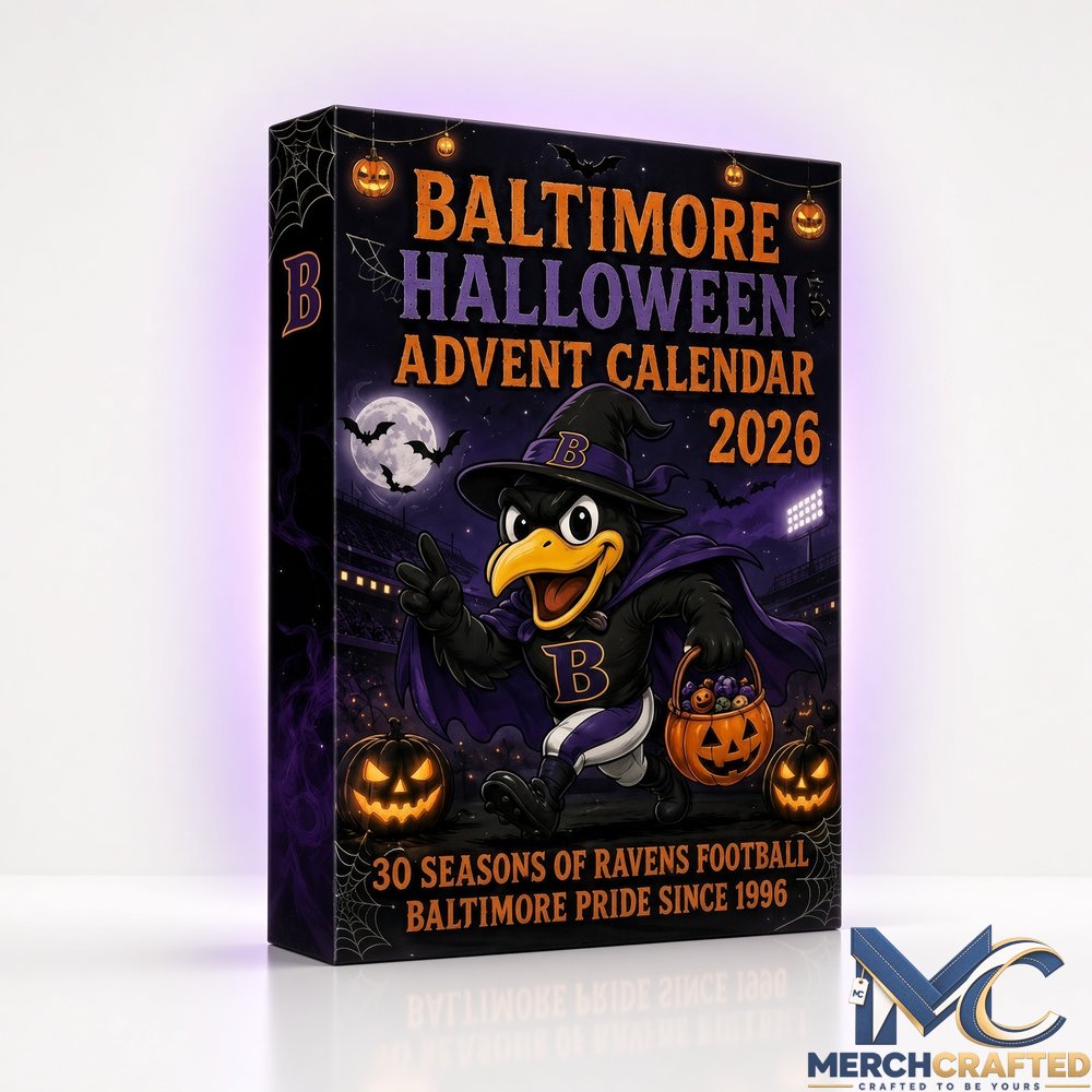 Baltimore Ravens x 30th Anniversary Halloween 2026 Advent Calendar  30 Seasons of Ravens Football Fan Gift