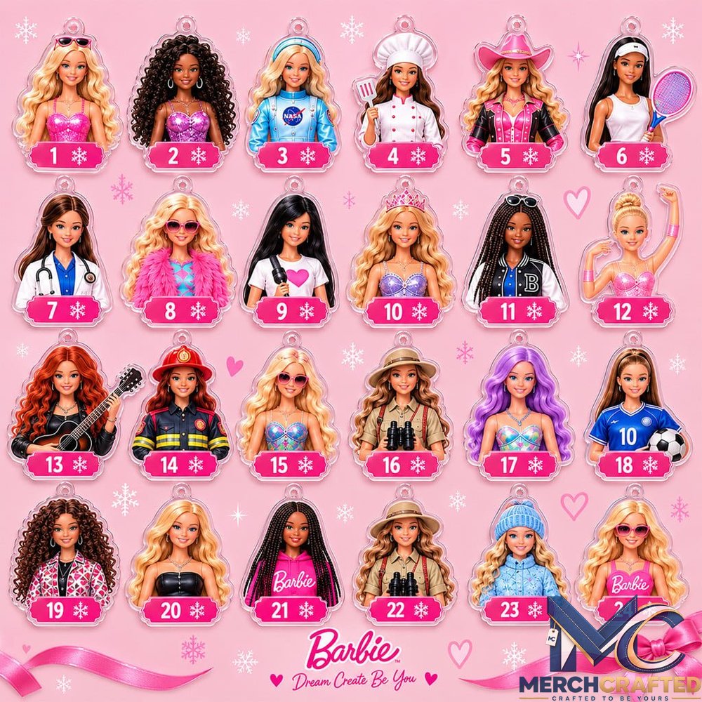 Barbie 2026 Limited Edition Advent Calendar  24 Collectible Charm Countdown