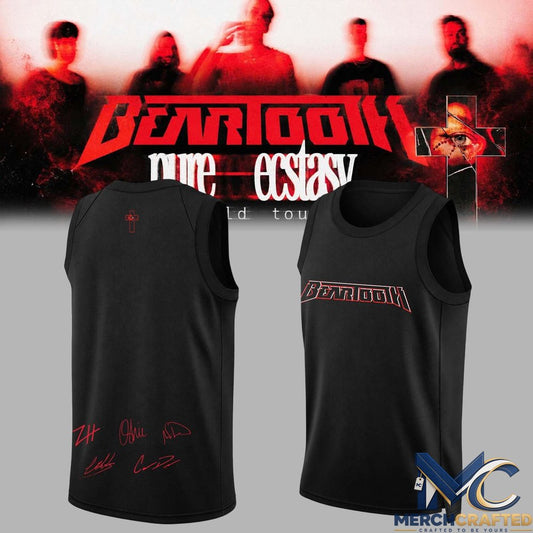 Beartooth “Pure Ecstasy World Tour” 2026 Basketball Jersey