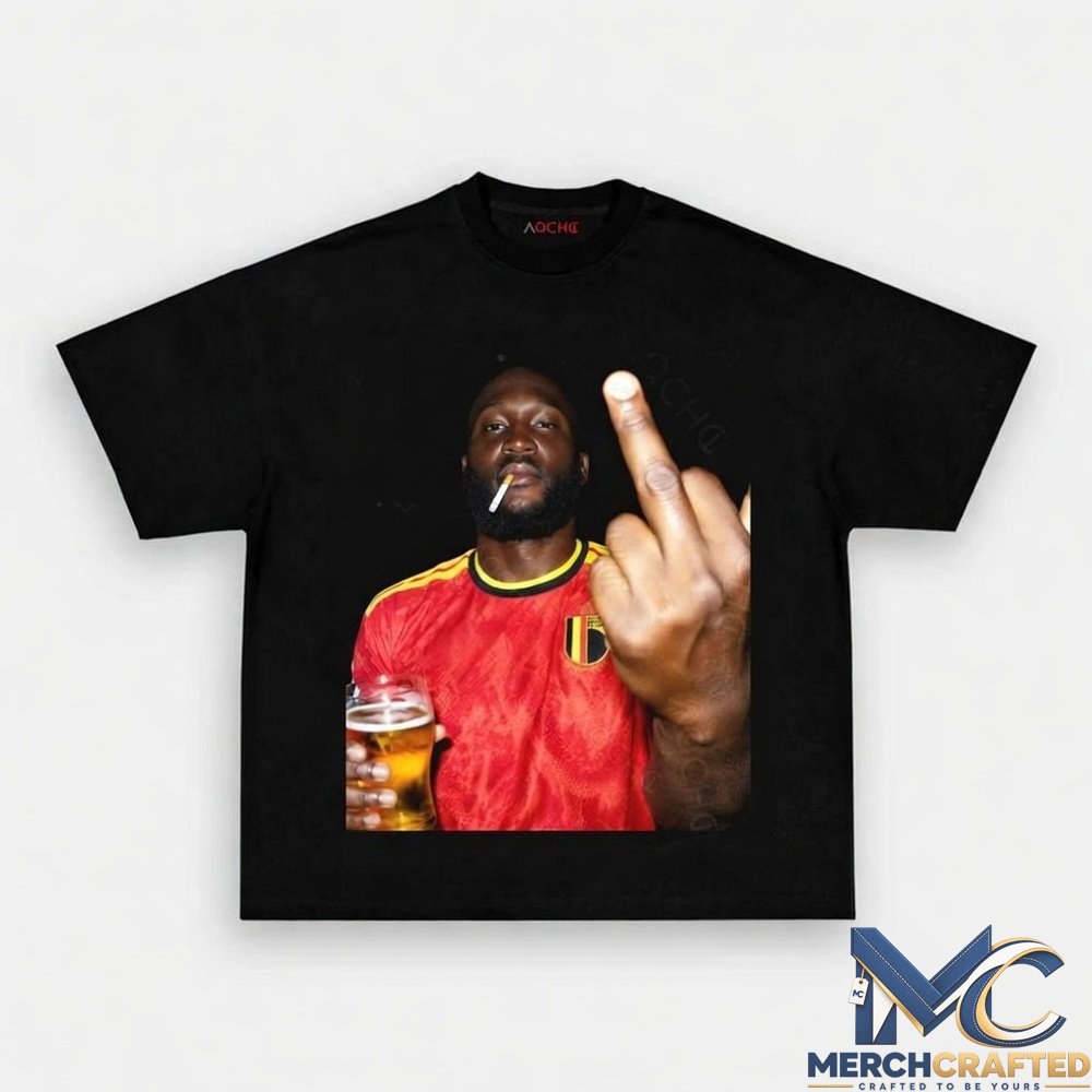 Belgium Football Team Lukaku Drunk Tee