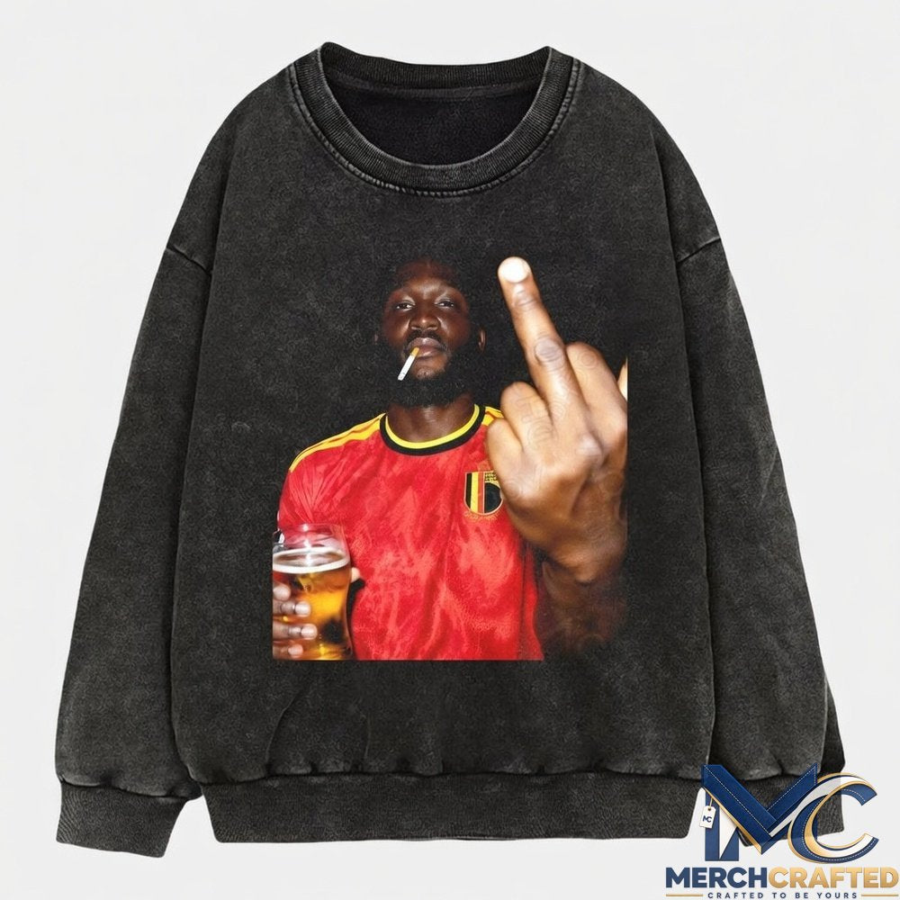 Belgium Football Team Lukaku Drunk Tee