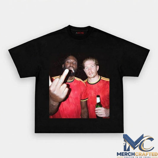 Belgium Football Team Lukaku x De Bruyne Drunk Tee
