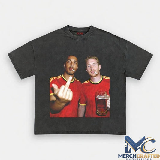 Belgium Football Team Tielemans x De Bruyne Drunk Tee