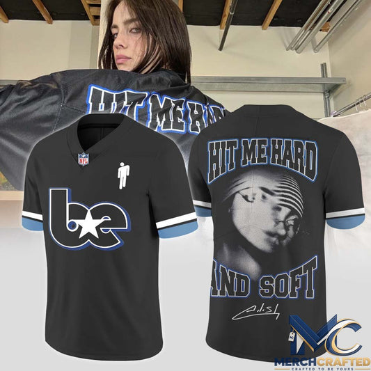Billie Eilish HIT ME HARD AND SOFT- THE TOUR 2026 Football Jersey