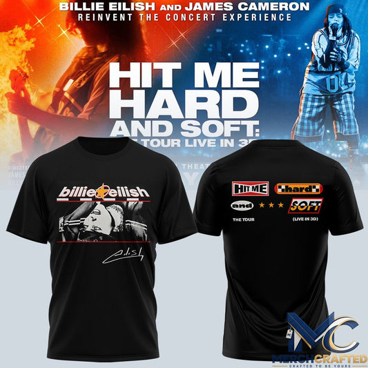 Billie Eilish Hit Me Hard and Soft- The Tour 2026 3D T-Shirt