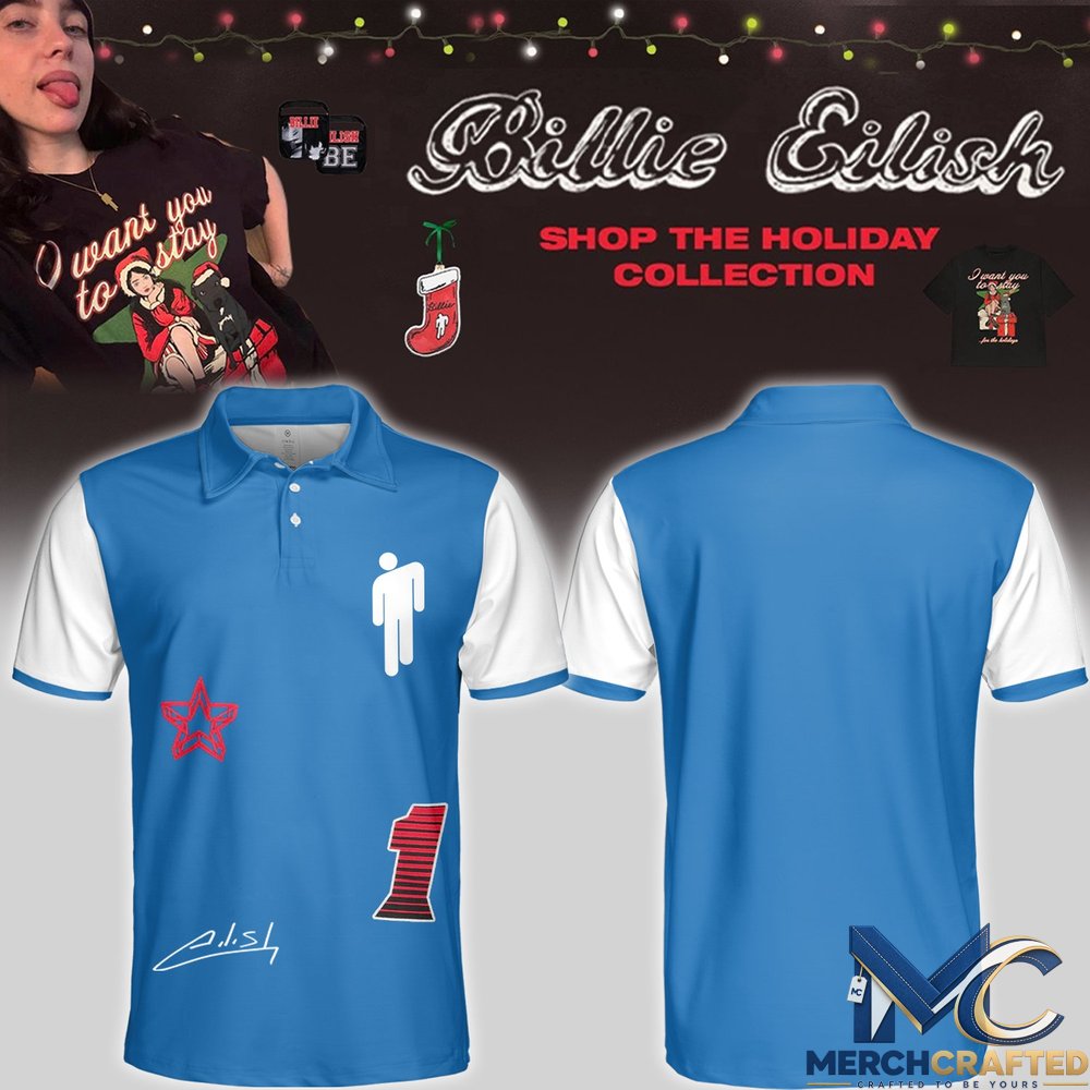 Billie Eilish Hit Me Hard and Soft- The Tour 2026 Polo Shirt