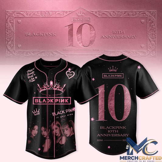 Blackpink 10th Anniversary Special Baseball Jersey