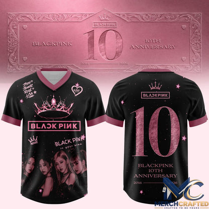 Blackpink 10th Anniversary Special Football Jersey