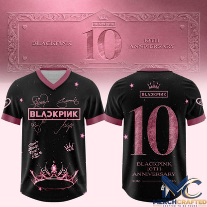 Blackpink 10th Anniversary Special Football Jersey