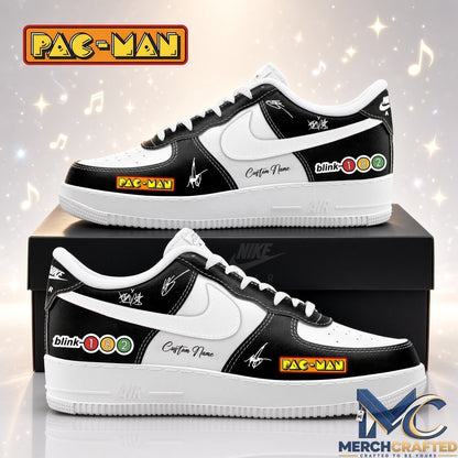 Blink 182 Pac Man Custom AF1 Shoes