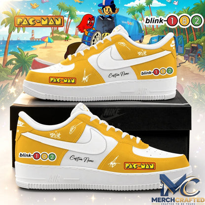 Blink 182 Pac Man Custom AF1 Shoes