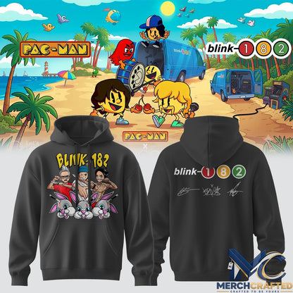 Blink 182 Pac Man Graphic Hoodie