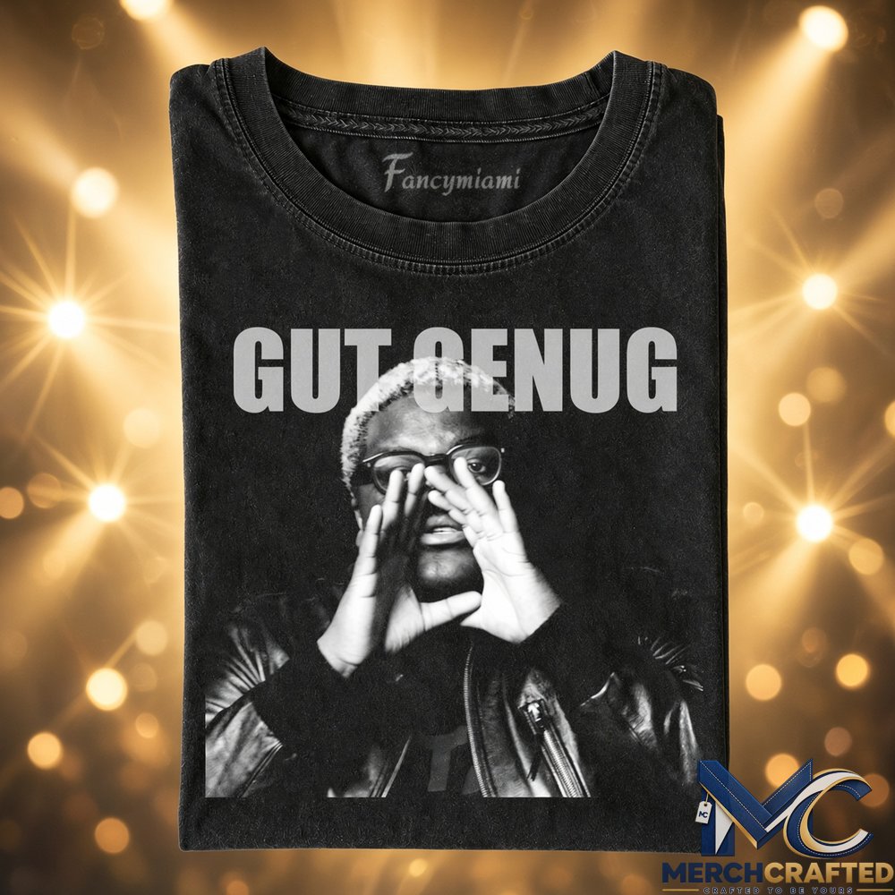 Blumengarten Rayan Gut Genug Singing Tee  Official Music Graphic Shirt for Blumengarten Fans