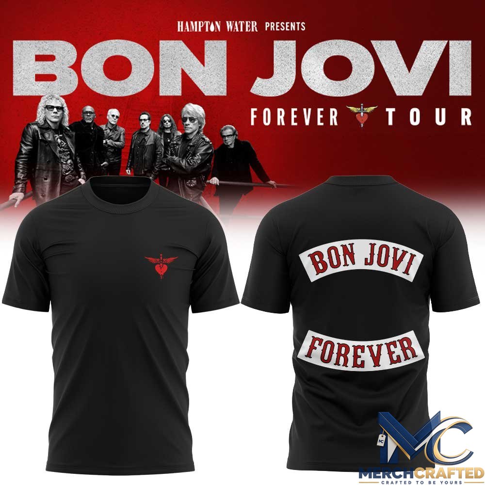 Bon Jovi Forever Tour 2026 Limited Edition T-Shirt – Patch Logo Collection