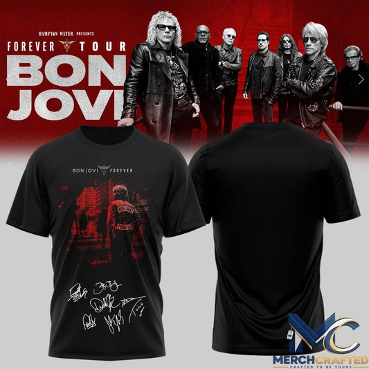 Bon Jovi Forever Tour Signature Collection Limited Edition T-Shirt