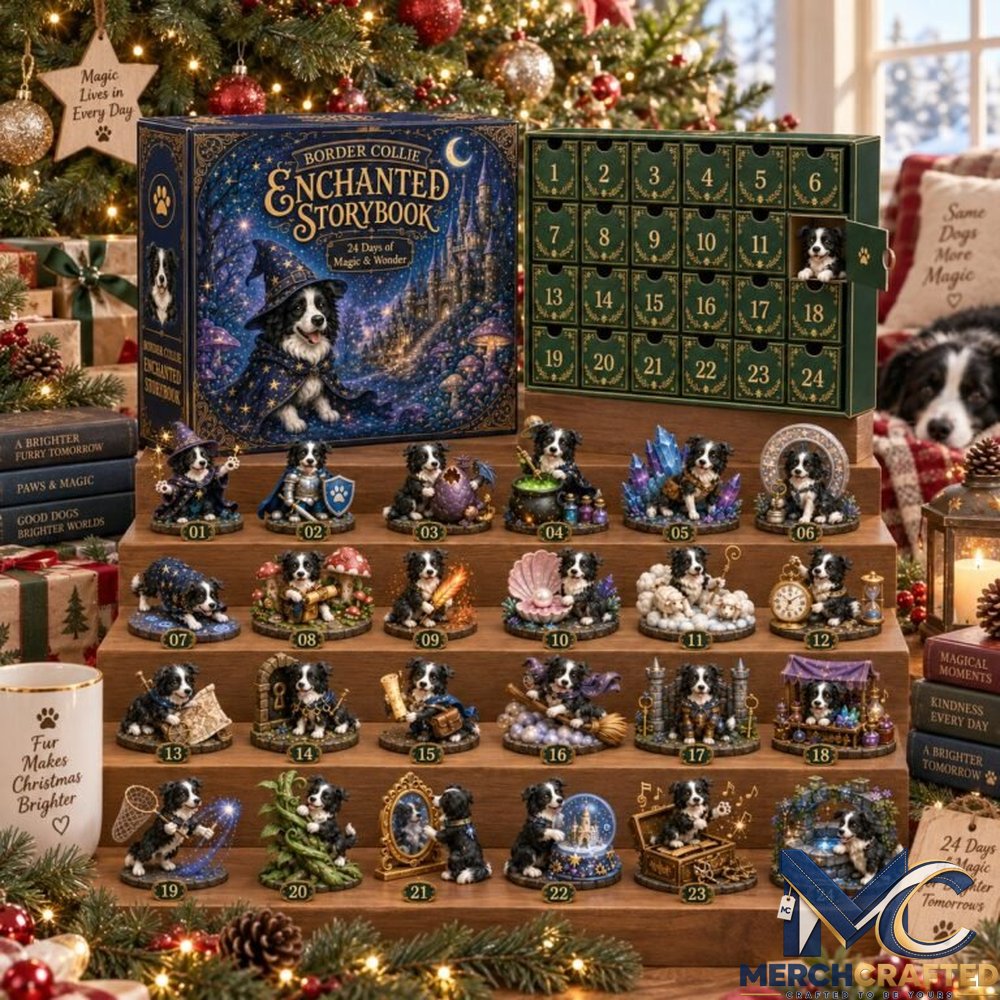 Border Collie Enchanted Storybook Advent Calendar