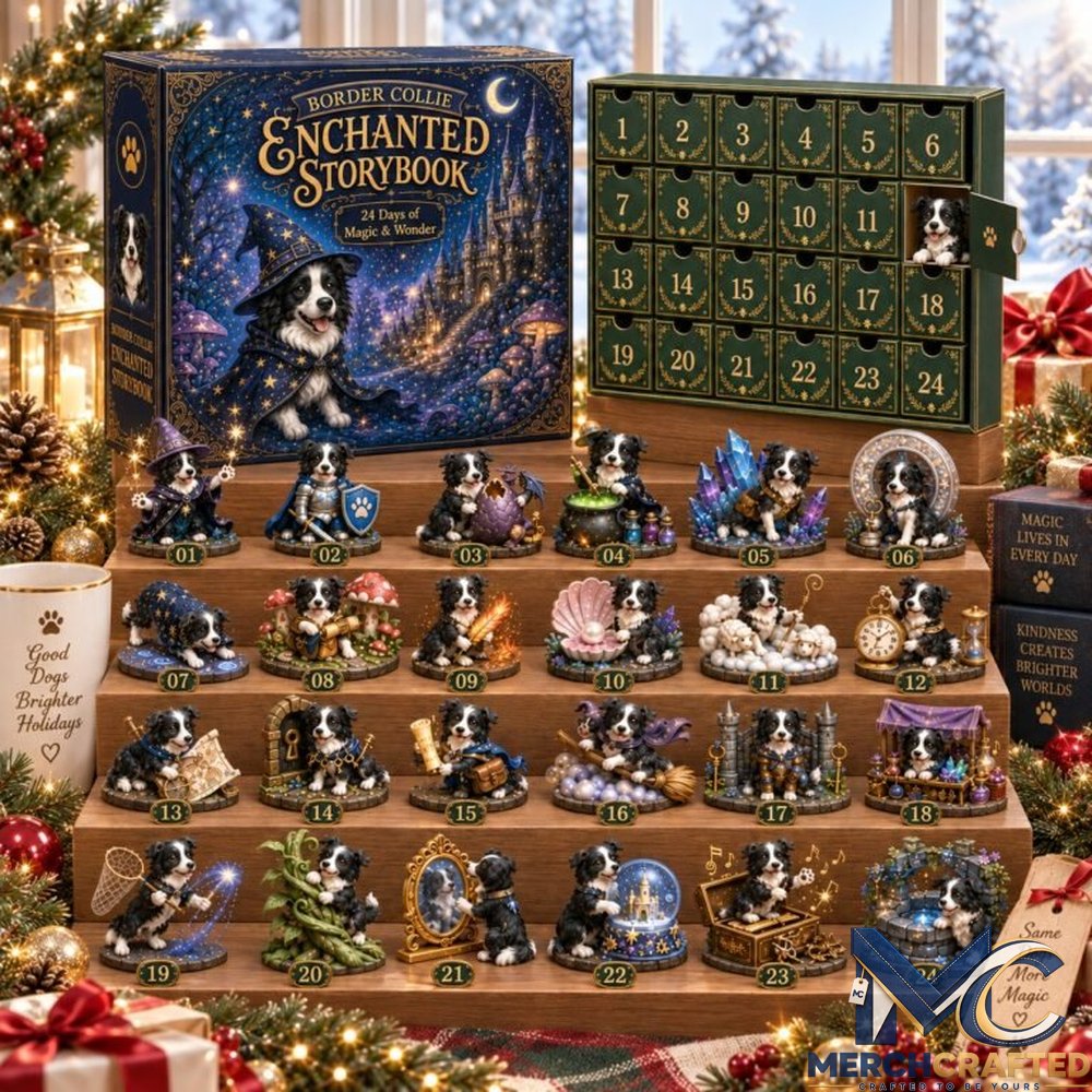 Border Collie Enchanted Storybook Advent Calendar