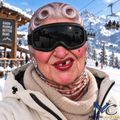 Born For The Slopes Personalized Funny Ski Mask