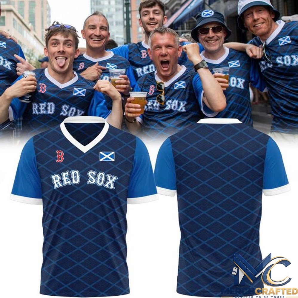 Boston Red Sox x Scottish Celebration Limited Football Jersey