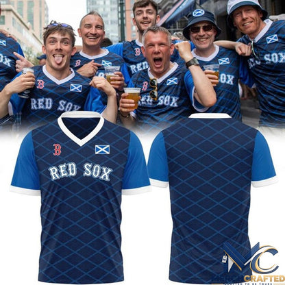 Boston Red Sox x Scottish Celebration Limited Football Jersey
