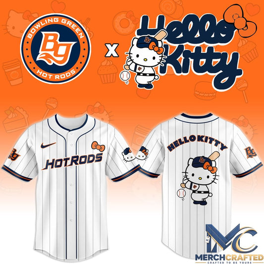 Bowling Green Hot x Hello Kitty Night Baseball Jersey