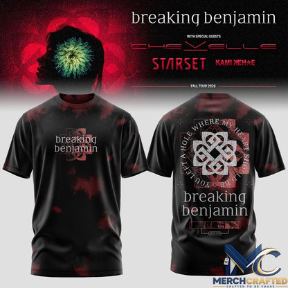Breaking Benjamin Phobia 20 Years T-Shirt 2026 Fall Tour Band Merch Tee
