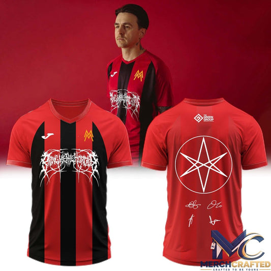 Bring Me the Horizon Limited signed Football Jersey