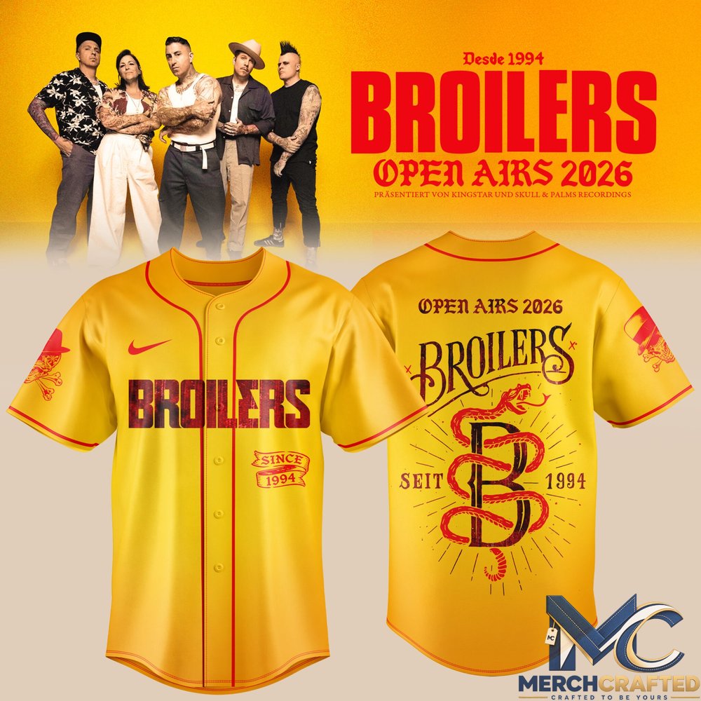 Broilers Open Airs 2026 Baseball Jersey
