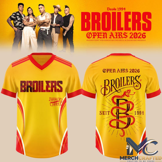 Broilers Open Airs 2026 Football Jersey