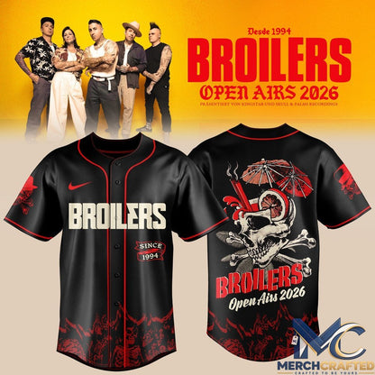 Broilers Open Airs 2026 Tour Baseball Jersey