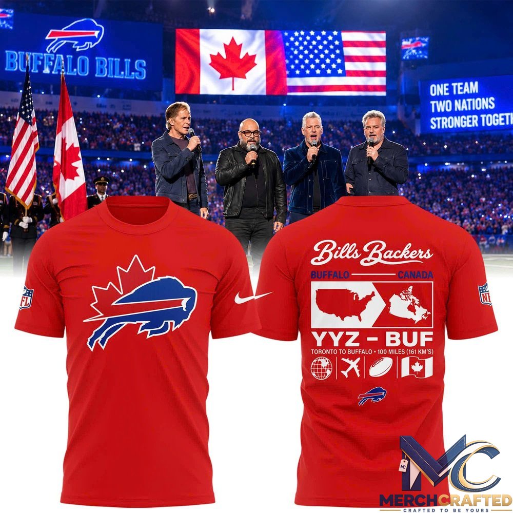 Buffalo Bills Canada Bills Backers YYZ BUF Football Fan T Shirt