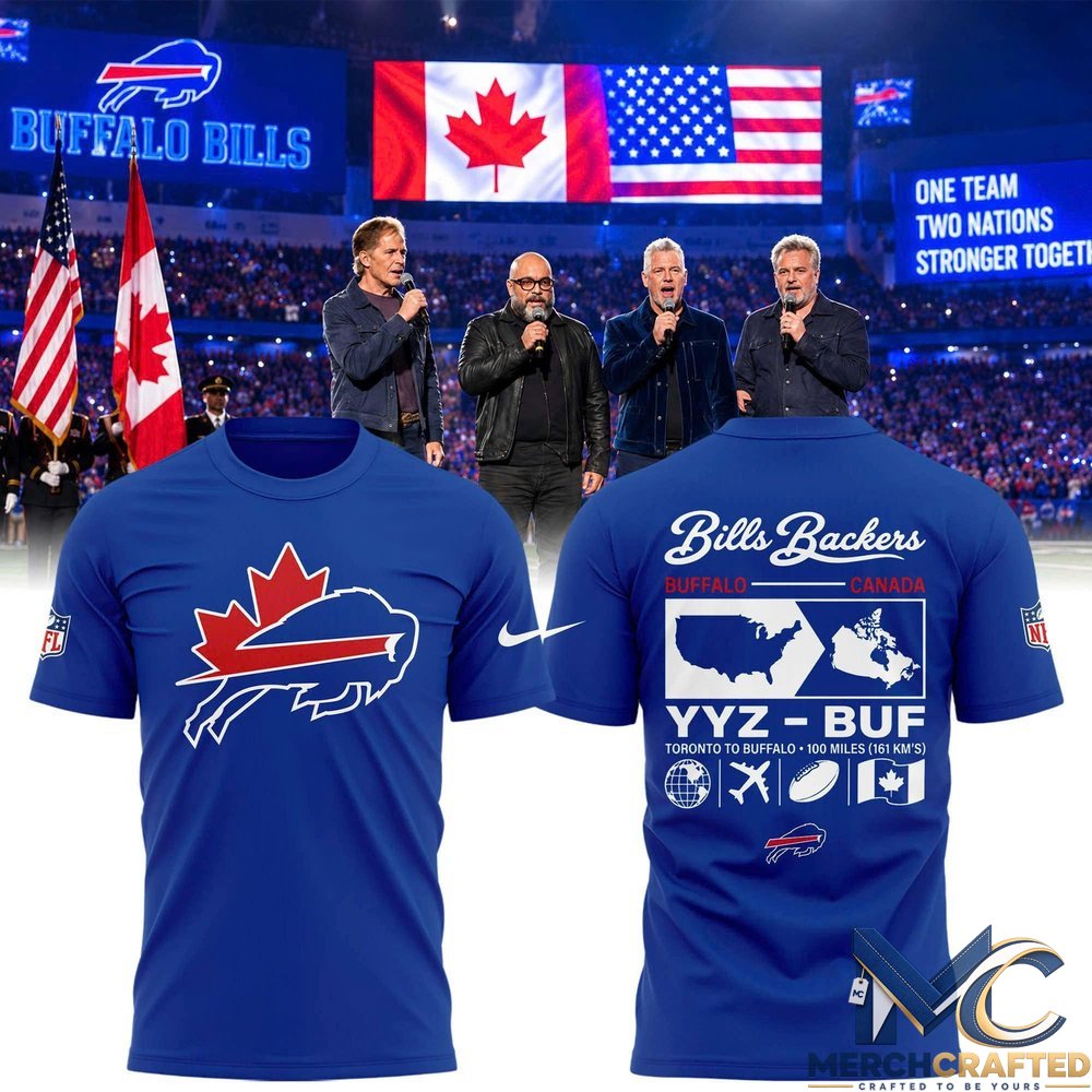 Buffalo Bills Canada Bills Backers YYZ BUF Football Fan T Shirt