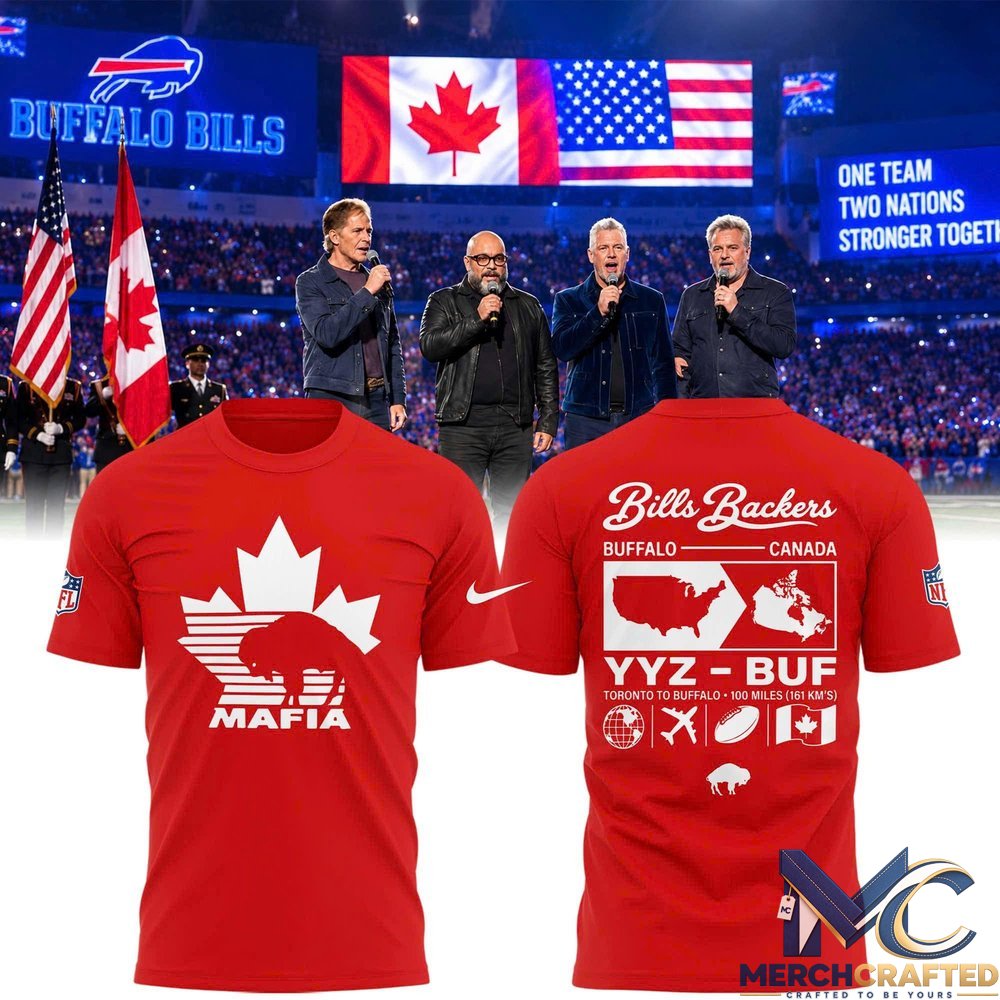 Buffalo Bills Canada Bills Backers YYZ BUF Football Fan T Shirt