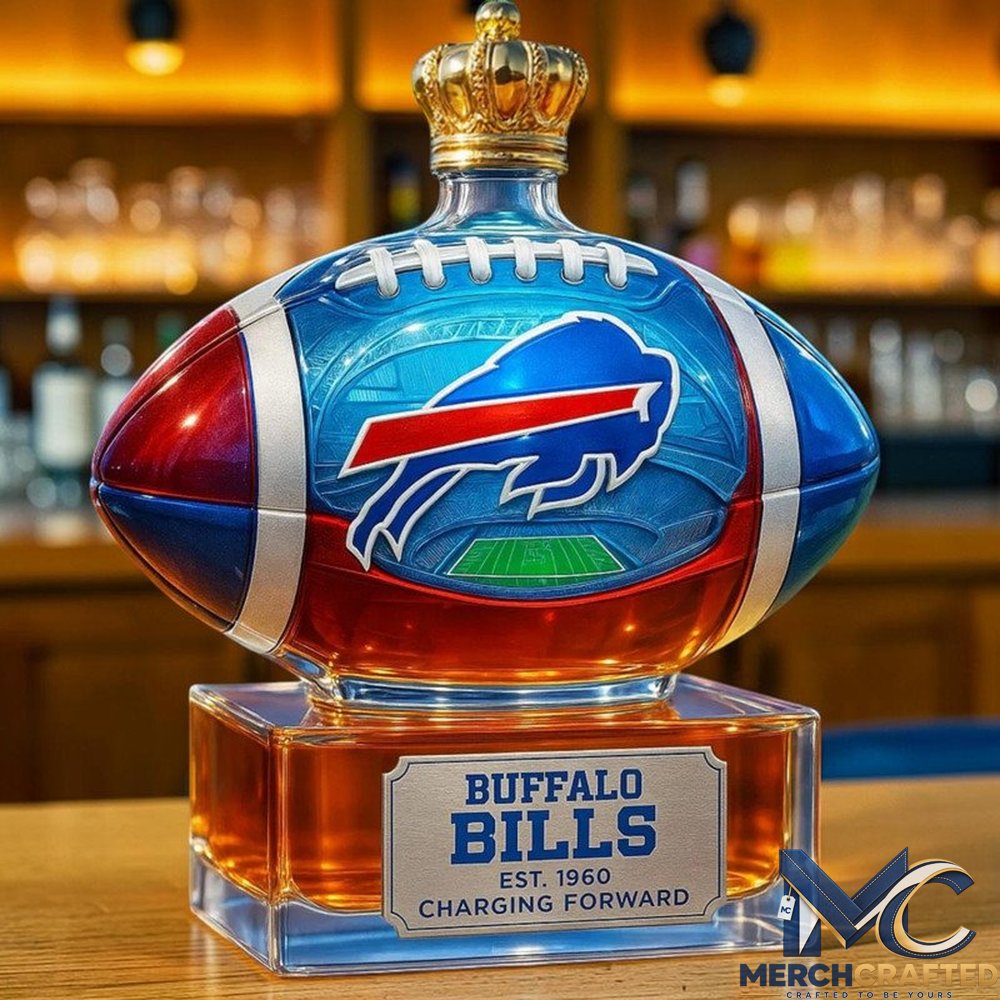 Buffalo Bills Charging Forward in Spirit 2026 Whiskey Decanter