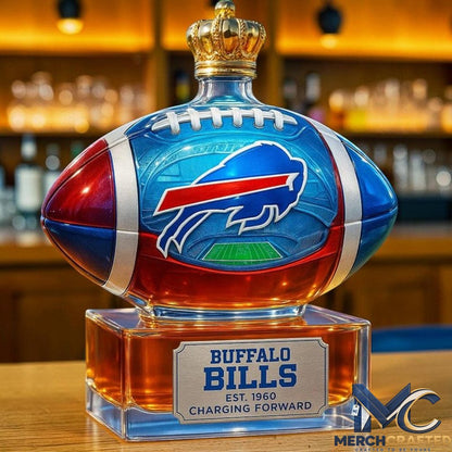 Buffalo Bills Charging Forward in Spirit 2026 Whiskey Decanter